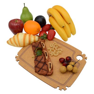 China Sustainable Factory Price Steak Cutting Boards Small Woodgrain Food Serving Board for sale