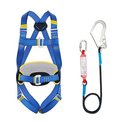 China High Strength Protective Harness Fall Body Harness Vertical Seat Belt For Construction for sale