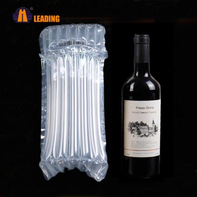 China Shock Resistance In Courier Running Inflatable Wine Column Air Explosion Plastic Packing Bubble Bags For Protective Shipping Wine Bottles for sale