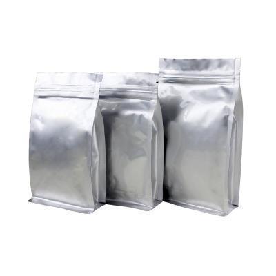 China Moisture Proof In Dry Bags By Running 14X24cm Food Packaging Aluminum Foil Ziplock Flat Bottom For Snacks Seeds Spices Plastic Zipper Bags for sale