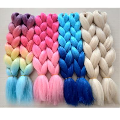 China Custom Multi Color Synthetic Yaki Braiding Straight Attachment 16