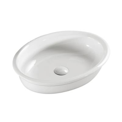 China Modern China Sanitary Ware Sink Lavabo Ceramic  Countertop White Wash Basin for sale