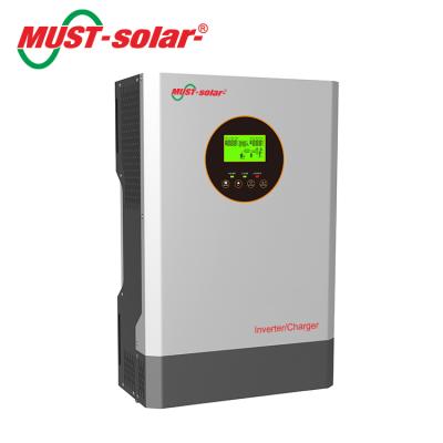 China Off Grid Power Inverter 2kva/1600w 24V Pure Sine Wave Solar Inverter With AGM Battery Holder 300*468*125mm for sale