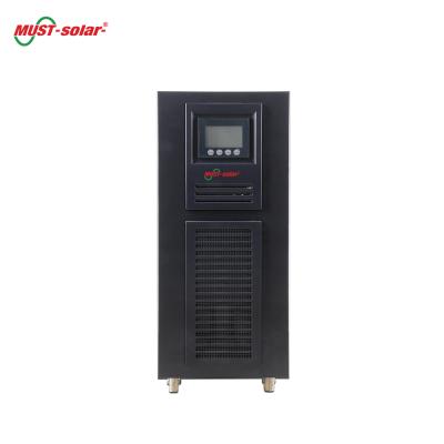 China COMPUTER EH5000 Online UPS 6kva 20kva at 230vac output built in and external battery ups for sale