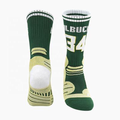 China Antibacterial Elite Men Cushion Breathable Antibacterial Basketball Sock Custom Sock Manufacturer China Logo for sale