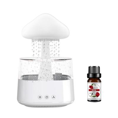 China New Design Household Raindrop Aroma Cloud Diffuser Water Drip Air Humidifier for Yoga and Essential Oil for sale