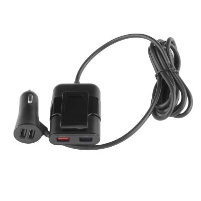 China 4 Port 5V/3.1A USB Charger QC3.0 +1port + 2 Port 5V/2.4A Car Charger for sale