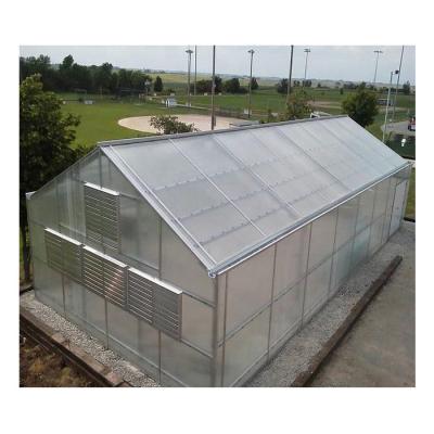 China For Medicinal Plants Simple Polycarbonate Sheet Rainbow Greenhouse With Light Deprivation System For Medicinal Plants for sale