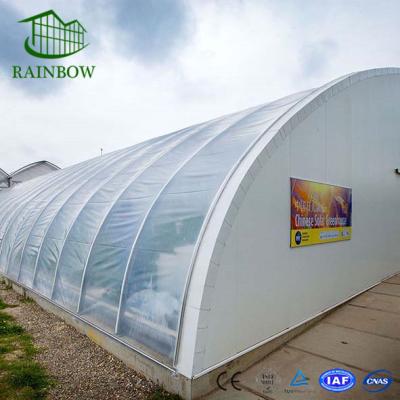 China Hot Selling Stable Structure Solar Hydroponic Greenhouse Used For Agricultural for sale