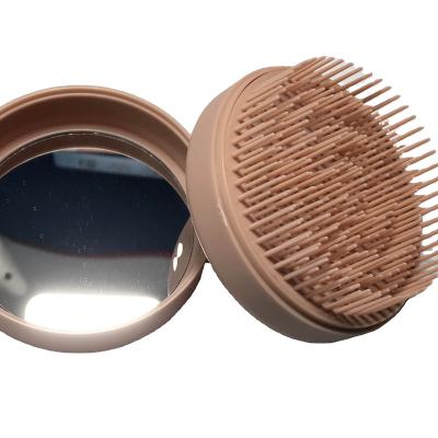 China New Salon Waterproof Professional Round Comb, ABS Hair Detangler Tangle Knot Hair Detangling Brush With Mat Finish for sale