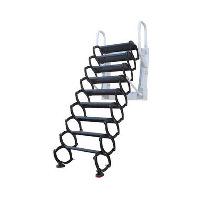 China Carbon Steel Folding Ladders Telescopic Attic Ladder Collapsible Ladder Attic Ladder for sale