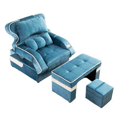 China QCelim Factory direct sale modern luxury durable electric recliner with foot basin cheap pedicure chairs for salon for sale