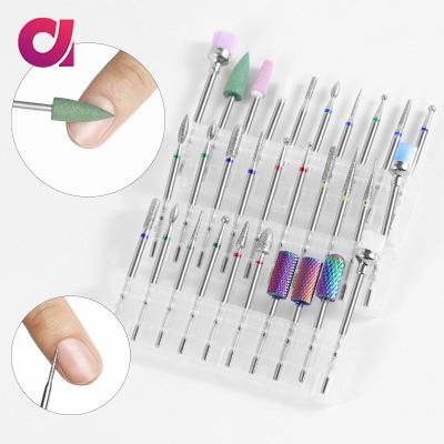 China Removing Dead Skin Callus Pedicure Manicure Nail Folder Machine Electric Ceramic Nail Drill Bits Set for sale