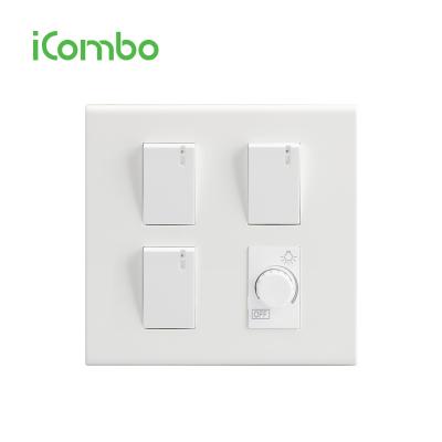 China Popular 3 Strip Led Lamp Switch and Switch Screw Dimmers for Thailand Market for sale