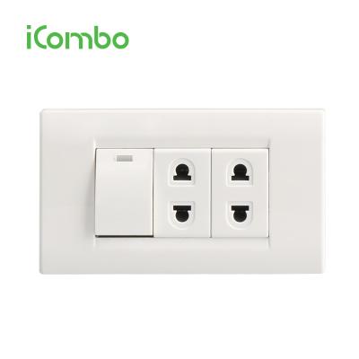 China USA screw standard with new points 1 strip wall switch in the market for sale