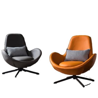 China Other Modern Leather Leisure Chairs Leisure Leather Office Chair Hotel Computer Chair PU Egg Shape Leisure Chair for sale