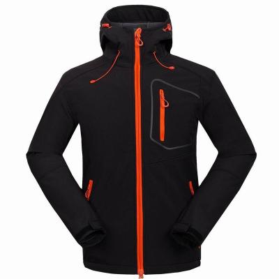 China New breathable soft shell jacket spring and autumn men's windproof and waterproof jacket outdoor mountaineering fleece casual sportswear for sale