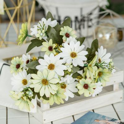 China Wholesale Cheap Daisy Flower Bouquet 9 Heads Zhuoou New Design Daisy Home Artificial Flower Group For Table Home Decoration for sale