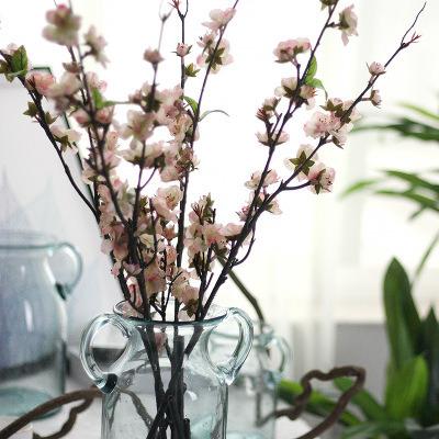 China Wedding Home Decoration YI With You Cherry Flower Wholesale Silk Plum Artificial Flower ZERO Real Touch Artificial Flower For Wedding Home Decoration for sale