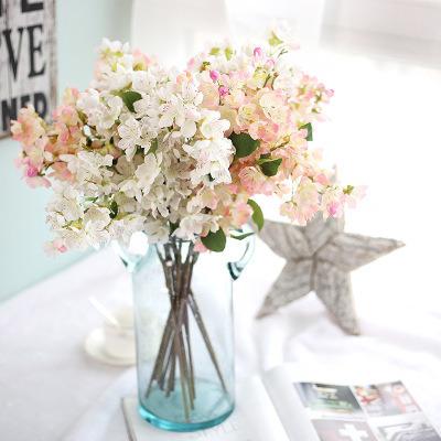 China Wedding Home Decoration YI With You Hot Sale Artificial Flower ZERO Cherry Blossom Silk Cherry Blossom Decorative for Wedding Home Decoration for sale