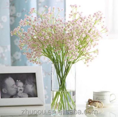 China Decoration Baby's Breath / Gypsophila Artificial Flowers Fake Wedding Party Decoration Silk Plants PU Real Touch Flowers DIY Garden for sale