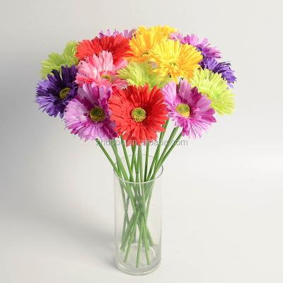 China Single Single Flower Chrysanthemum Gerbera Decoration Zhuoou Stem Artificial Flower for sale