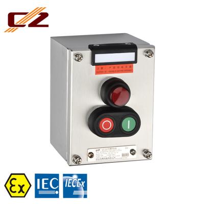 China Zone 1 and Zone 2 IECEX and ATEX Certified SS304 Explosion Proof Metal Electrical Control Box for sale