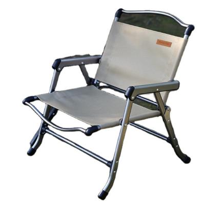 China Folding 400d Oxford Manufacturers Travel Lightweight Solid Wood Portable Aluminum Camping Chair for sale