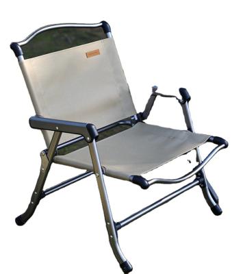 China Easy Carry Compact Adjustable Camping Chair Foldable Rising Camping Chair in Solid Wood for sale