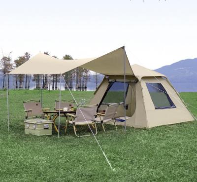 China Extended Type Portable Folding Canopy Integrated Multi-person Automatic Canopy Rainproof Overnight Camping Tent for sale