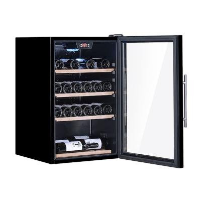 China Outdoor Cooler Wine Fridge 52 Bottles 133L Refrigerated Wine Cooler With Temperature Gauge for sale