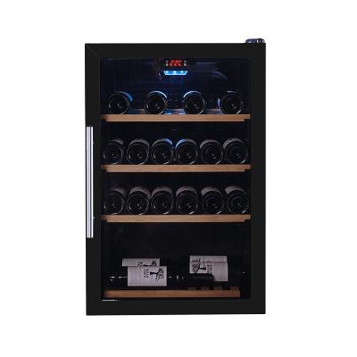 China Outdoor Portable Cooler Mini Household Wine Fridge Small Mini Wine Cooler 52 Bottles for sale