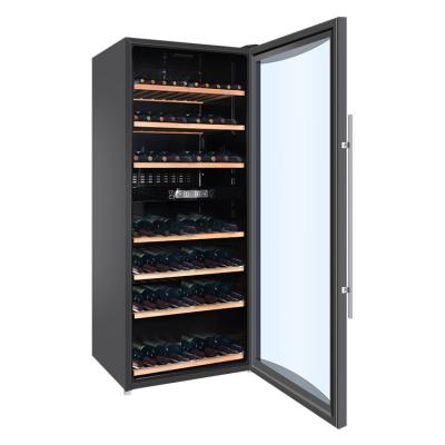 China Home electronics dual-zone temperature control outdoor high-end commercial/wine cooler 270L factory direct supply for sale