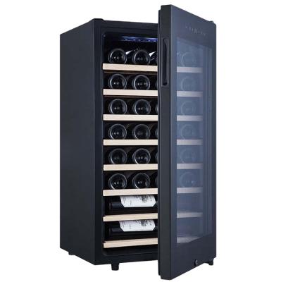 China 115L\30 bottle outdoor wine cooler with design glass door independent factory direct sales for sale