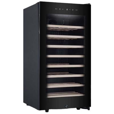 China 115L\30 Bottle Outdoor Brand New Electronic Wine Cooler Wine Maker Price Cooler Sale for sale