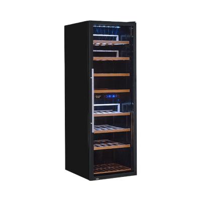 China Home electronics dual-zone temperature control outdoor high-end commercial/wine cabinet 490L factory direct supply for sale