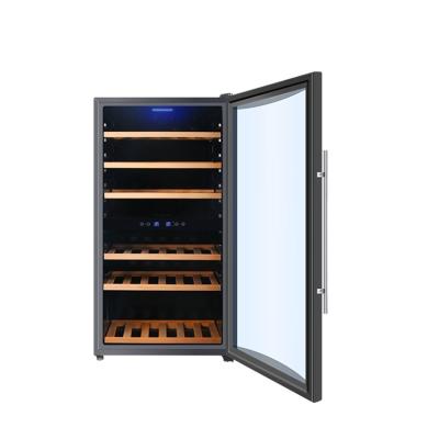 China Outdoor hot sale China-made high quality glass door wine fridge 133L in 2021 for sale