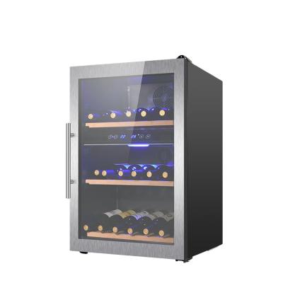 China Wholesale 133L\40 Bottles Outdoor Electric Refrigerated Display Cabinet Refrigerator Red Wine Bottle Cellar for sale