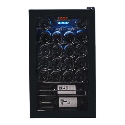 China Household electronic high-end outdoor single-zone temperature control wine cabinet manufacturers directly supply 62L\22 bottles for sale