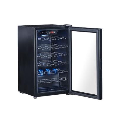 China 62L outdoor\22 door design glass independent factory bottle wine cabinet direct sales for sale