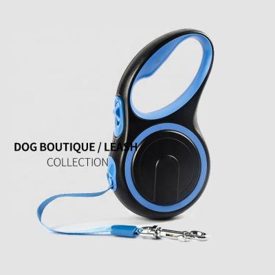 China Dog Leash Plastic Enclosing Nylon Dog Leashes Automatic Multifunctional Traction Maker Eco-Friendly Sustainable Training for sale