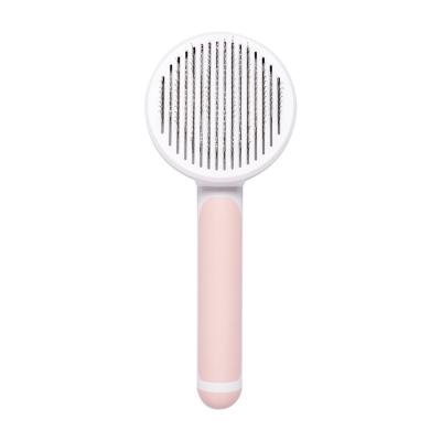 China One-key Viable Self-cleaning Self-cleaning Self-cleaning Brush Cat To Float Hair Comb Dog Hair Removal Comb Pet Needle for sale