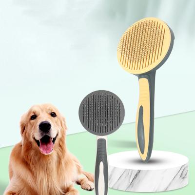 China Viable Factory Wholesale Dog Brush Pet Hair Remover Double Sided Open Knot Comb Dog Dematting Tool Pet Dematting Comb for sale