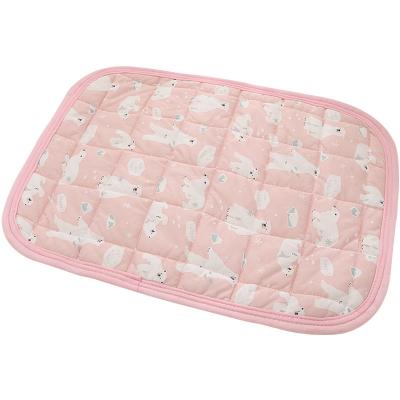 China Self Cooling Summer Pressure Printing Dog Mat Pet Cooling Pad for Kennel Sofa Bed Floor Car Seats for sale