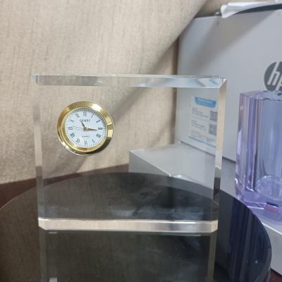 China Europe Hot Selling Crystal Clock LCKL-C5666 For Business Gift for sale