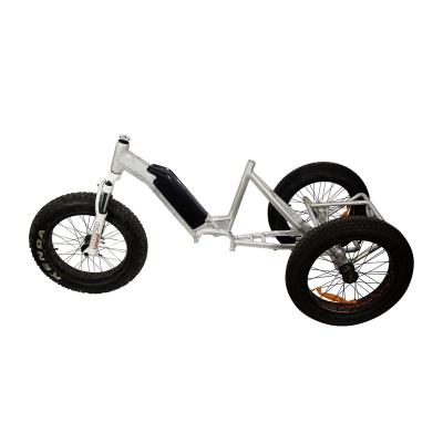 China Multi-purpose Wholesale Selling Special Electric Bicycle Part E-Bike Frames Aluminum Alloy 6061 Three-wheeled Bicycle Frame for sale