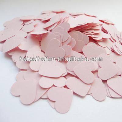 China Tossing Confetti Pink Heart Shaped Wedding Tissue Paper /fireproof Confetti Paper Paper for sale