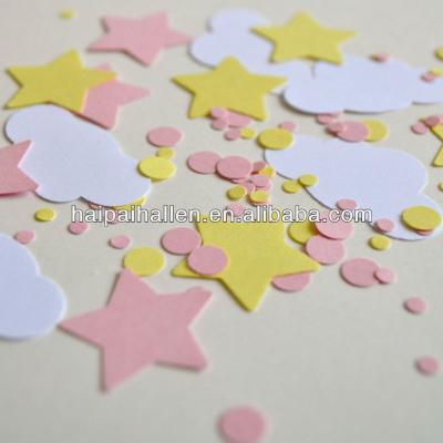 China Biodegradable Tissue Paper Small Star Colorful Tissue Paper Confetti /fireproof Glitter Paper Confetti for sale