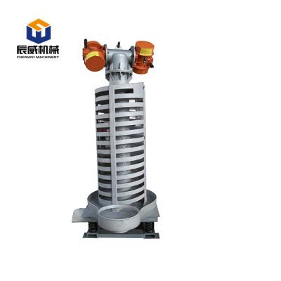 China Building Material Shops CW Stainless Steel Drying Cooling Vertical Spiral Pellet Powder Elevator Machine for sale