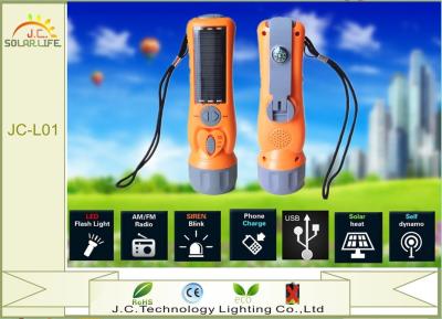 China Small Portable Rechargeable Led Flashlight Waterproof With FM Radio for sale